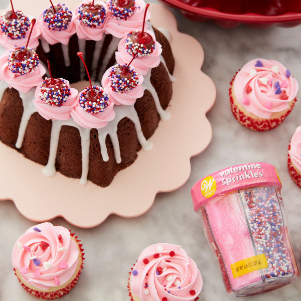 Wilton 6-Cell Happy Valentine's Day Sprinkles Mix, 6.6 oz.