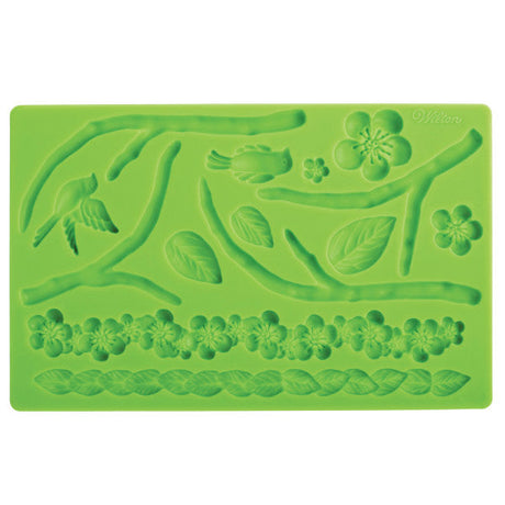 Wilton Silicone Nature Designs Fondant and Gum Paste Mold - Cake Decorating Supplies
