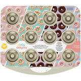 Wilton Daily Delights Non-Stick Mini Donut Pan, 12-Cavity