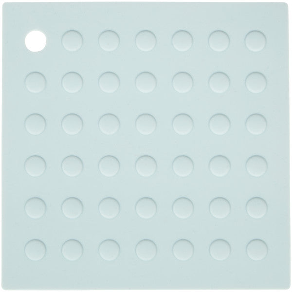 Wilton Baby Blue Square Silicone Trivet