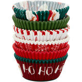 Wilton Classic Santa Claus Christmas Cupcake Liners, 150-Count