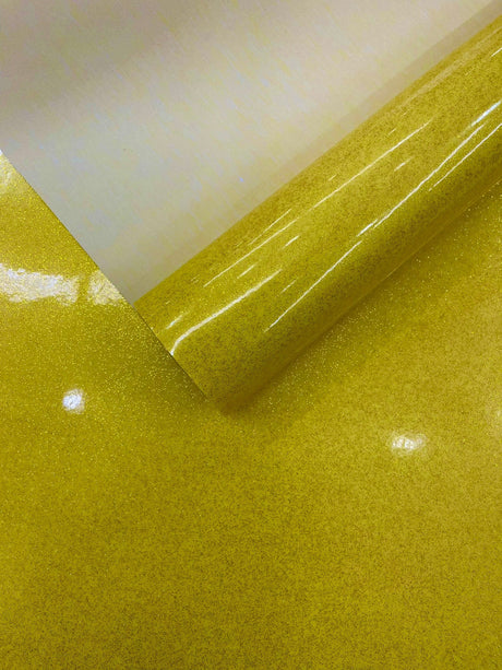 Ultra Sparkle Glitter Upholstery Vinyl Fabric - Glitter Texture, 54" Width (1 Yard)