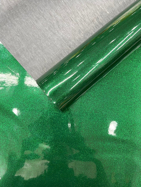 Ultra Sparkle Glitter Upholstery Vinyl Fabric - Glitter Texture, 54" Width (1 Yard)