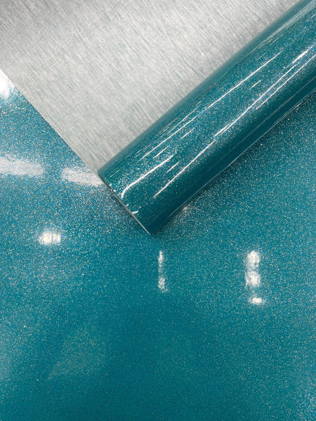 Ultra Sparkle Glitter Upholstery Vinyl Fabric - Glitter Texture, 54" Width (1 Yard)