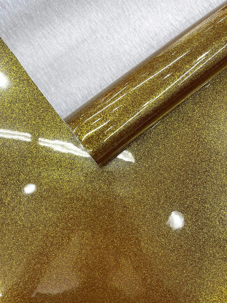 Ultra Sparkle Glitter Upholstery Vinyl Fabric - Glitter Texture, 54" Width (1 Yard)