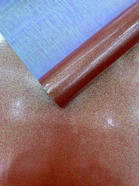 Ultra Sparkle Glitter Upholstery Vinyl Fabric - Glitter Texture, 54" Width (1 Yard)
