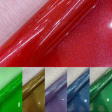 Ultra Sparkle Glitter Upholstery Vinyl Fabric - Glitter Texture, 54" Width (1 Yard)