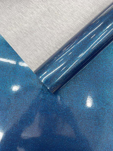 Ultra Sparkle Glitter Upholstery Vinyl Fabric - Glitter Texture, 54" Width (1 Yard)