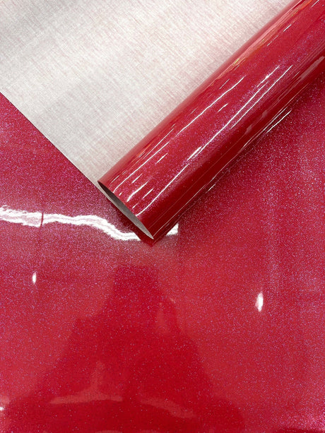 Ultra Sparkle Glitter Upholstery Vinyl Fabric - Glitter Texture, 54" Width (1 Yard)