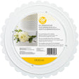Wilton White Scalloped Edge Separator Plate, 8-Inch