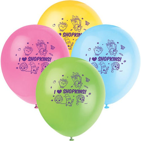 Shopkins Latex Balloons 12 Inch