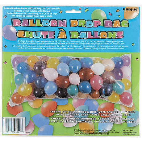 Balloon Drop Bag 6.5 Ft x 3 Ft
