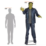 7-ft Animated LED Frankensteins Monster Halloween Decoration with Lighted Neck Bolts