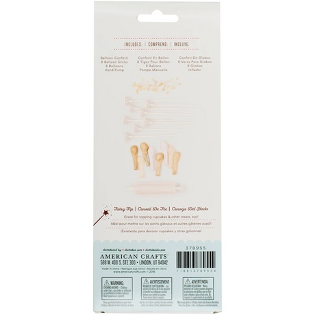 Sweet Tooth Fairy Mini Balloon Cake Topper Kit - Gold