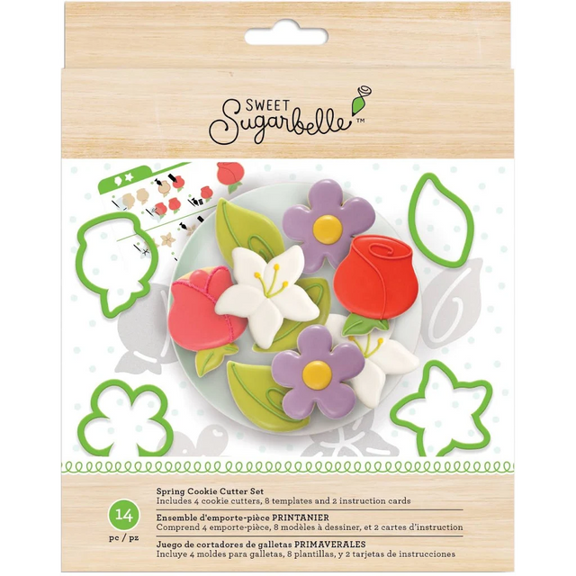 Sweet Sugerbelle Cookie Cutter Spring Set 4pc