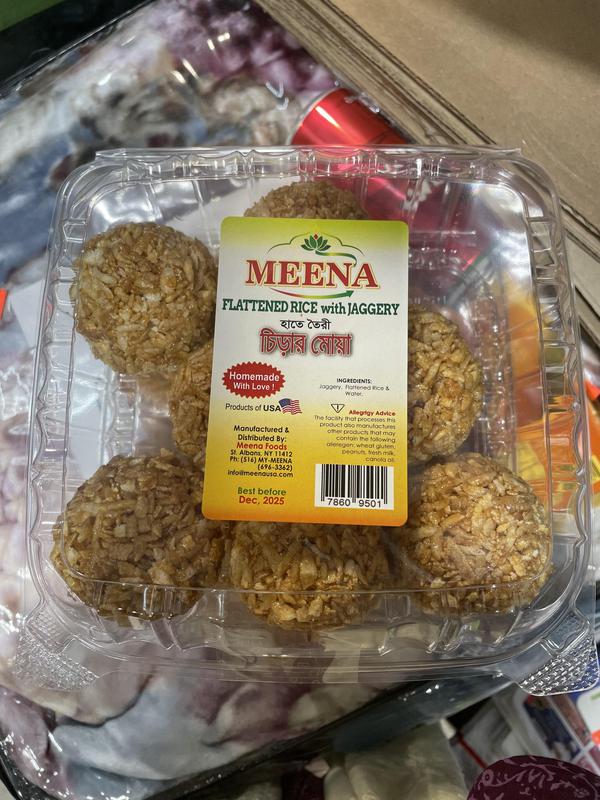 Meena Flattened Rice With Jaggery