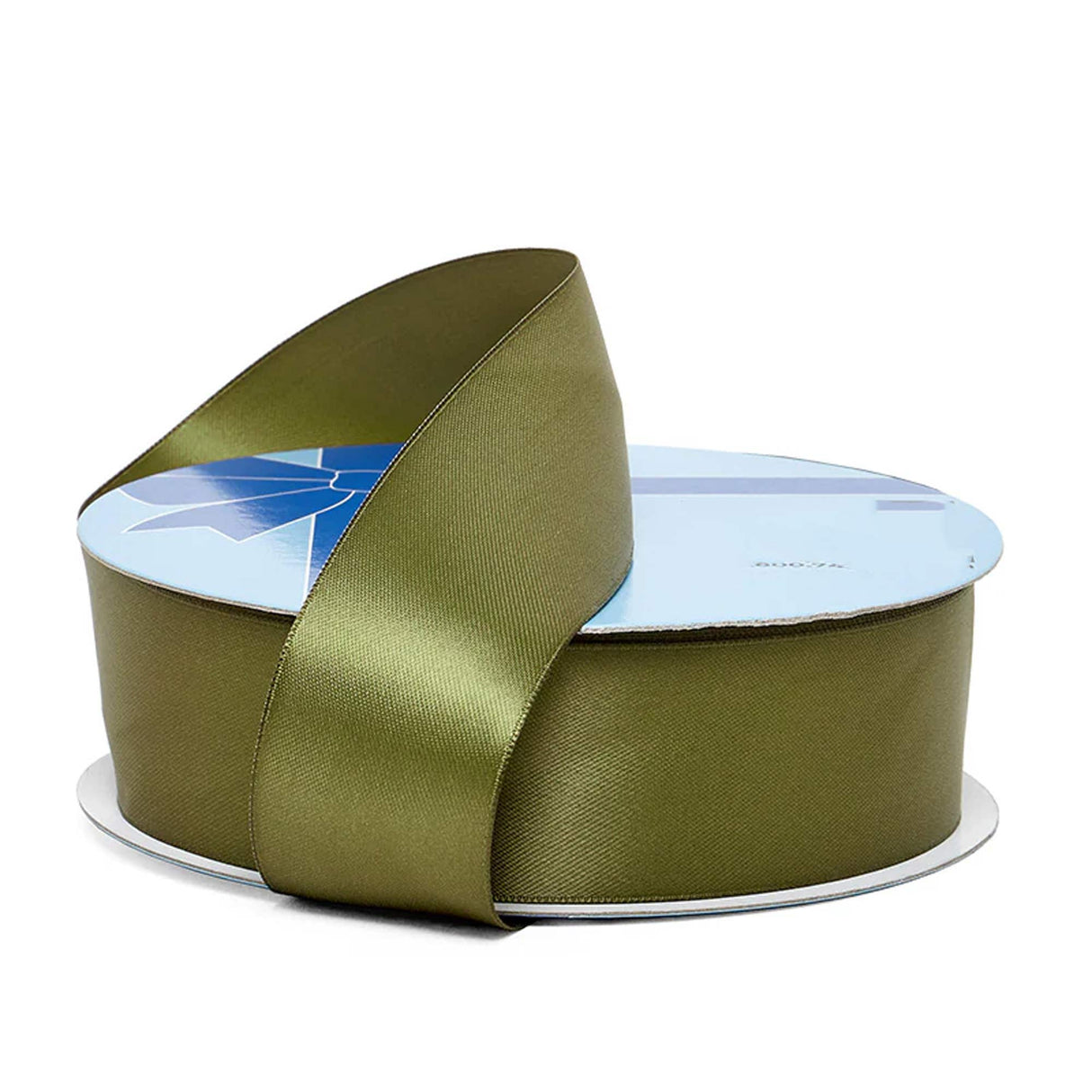 Vibrant Satin Ribbon for Flower Crafting Projects 2 1/2 '' X 25 yd Double Faced 1 / roll Old Willow