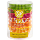 Wilton Neon Floral Cupcake Liners, 150-Count