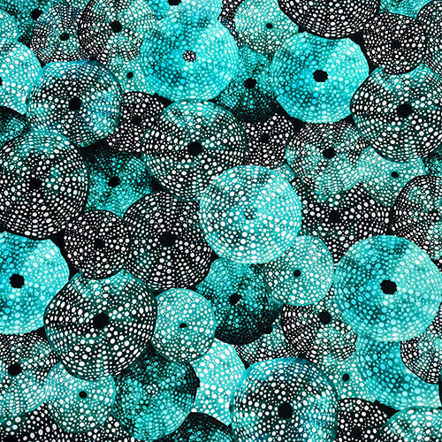 Swim Knit Nylon Spandex Urchin Print By The Yard
