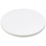 8" Round White Foil Cake Board Drum
