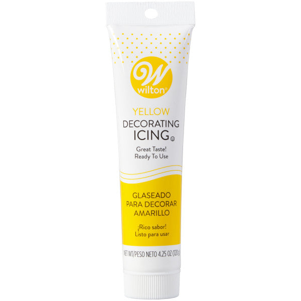 Wilton Lemon Yellow Ready-to-Use Decorating Icing Tube – 4.25 oz.
