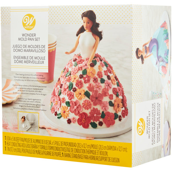 Wilton Wonder Mold Barbie Doll Cake Pan Set