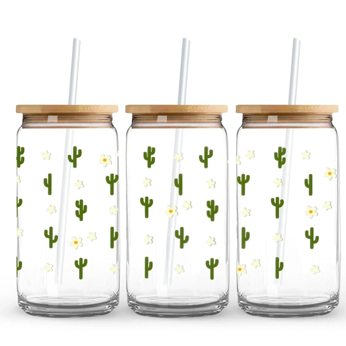 UV DTF Wrap - Bloomin Cactus (9.7" x 4.3")