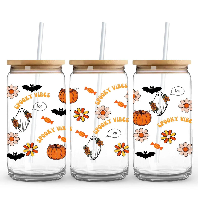 UV DTF Wrap -  Spooky Fall Festival (9.7" x 4.3")