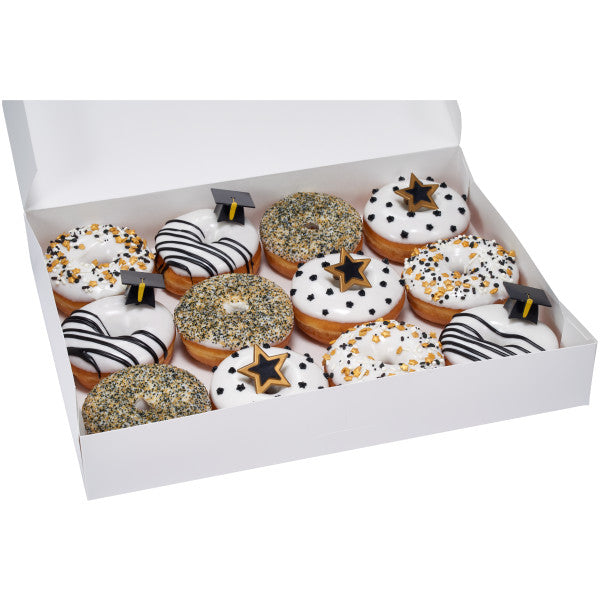 Graduation 3D Hat Cupcake Cake Pics - set of 144