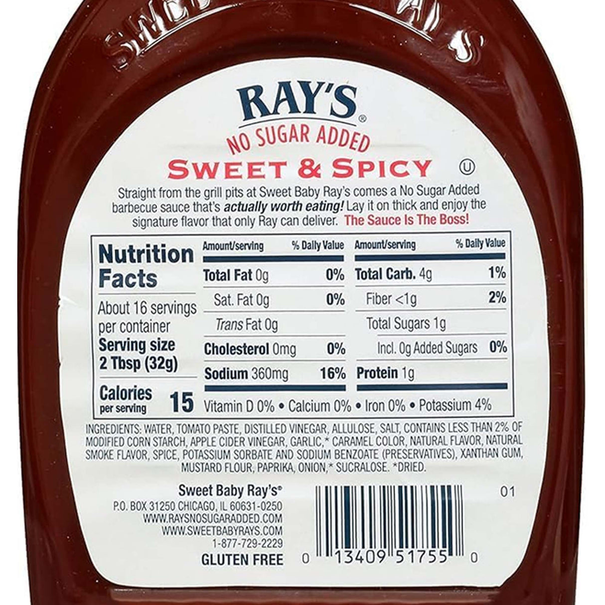 Sweet & Spicy Barbecue Sauce - 18.5 OZ