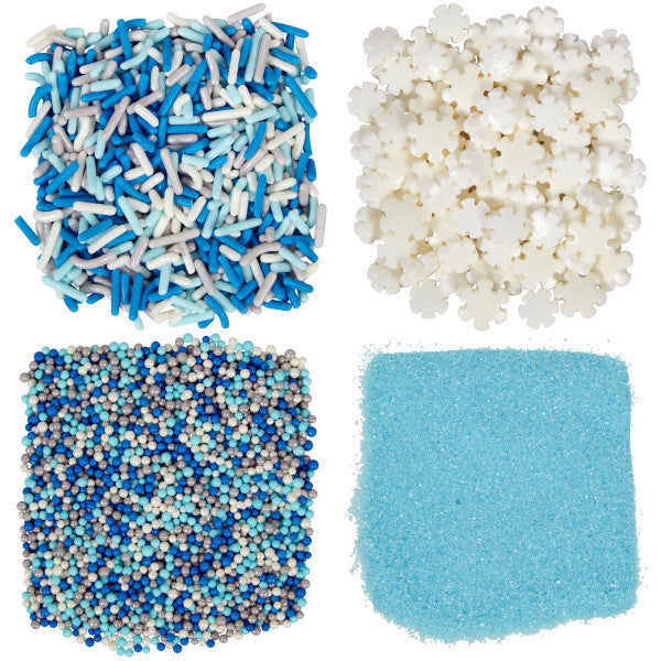 Wilton Winter Sprinkles, 16.6 oz. Bulk Set