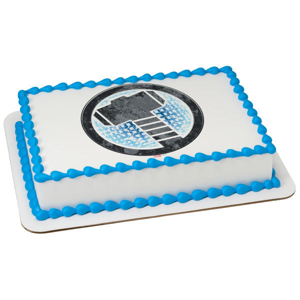 Marvel Avengers Thor Icon Edible Cake Image PhotoCake
