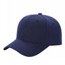 Baseball Caps Polyester Fabric - Navy, 6 Panels, Structured, Curved Bill, One Size (1 Cap)