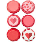 Wilton Red & Pink Hearts Valentine Cupcake Liners, 150-Count Set