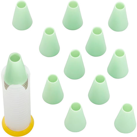 Wilton Pop-Up Piping Tip Dispenser with 12 Disposable Piping Tips, Tip 2A