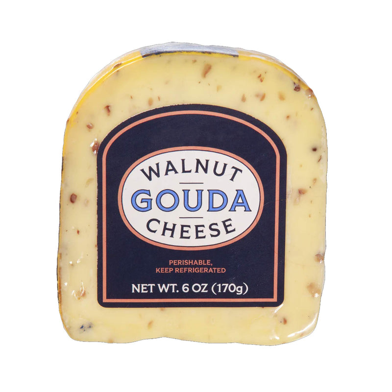 Walnut Gouda Cheese Creamy Nutty Dutch Style Cheese