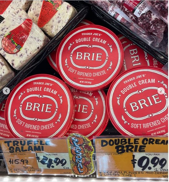 Double Cream Brie - 16 Oz