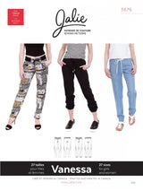 Sewing Pattern Vanessa Fluid Pants by Jalie