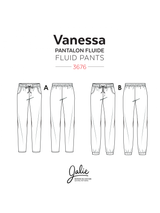 Sewing Pattern Vanessa Fluid Pants by Jalie