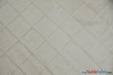 Taffeta Pintuck Fabric - 4" X 4" Diamond Pattern, 58" Width, Multiple Colors (1 Yard)