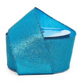 Malibu Sands Wired Ribbon 2 1/2 '' X 10 yd Turquoise Color 1 / ROLL