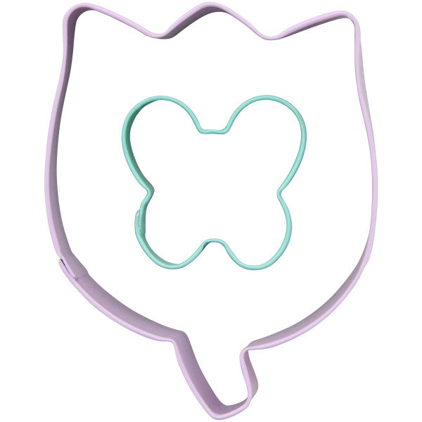 Wilton Metal Spring Butterfly and Flower Cookie Cutter Set, 2-Piece
