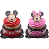 Disney Mickey Mouse and Minnie Mouse Jumbo cupcake holder - 16 sets