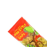 ট্রেডার জো'স স্পাইসি অ্যান্ড ক্রাঞ্চি স্ন্যাক জার্ক-স্টাইল প্ল্যান্টেন চিপস ৬ আউন্স