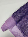 Vegas Beaded Sequin Stretch Mesh Fabric - Beaded Sequin Embroidered, 54" Width (1 Yard)