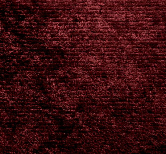 Velour Chenille 100 Percent Polyester Fabric - Wine, 58/60" Width