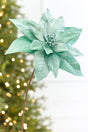 24" x 13" Mint Poinsettia Stem