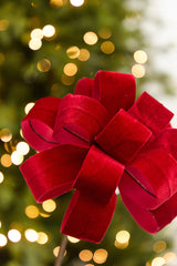 20" x 8” Red Velvet Ribbon Stem