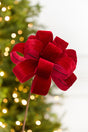 20" x 8” Red Velvet Ribbon Stem