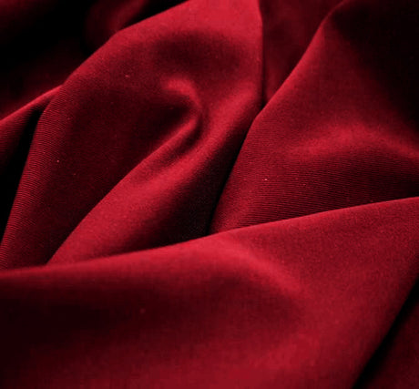 Venezia Span Polyester Spandex Fabric - Dark Red, 58/60" Width